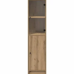 vidaXL Alacena Roble artesanal 35 x 37 x 142 cm Madera contrachapada Roble artisan Sale