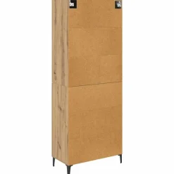 vidaXL Armarios Y Almacenamiento-Alacena Roble artesanal 69,5 x 34 x 180 cm Madera contrachapada