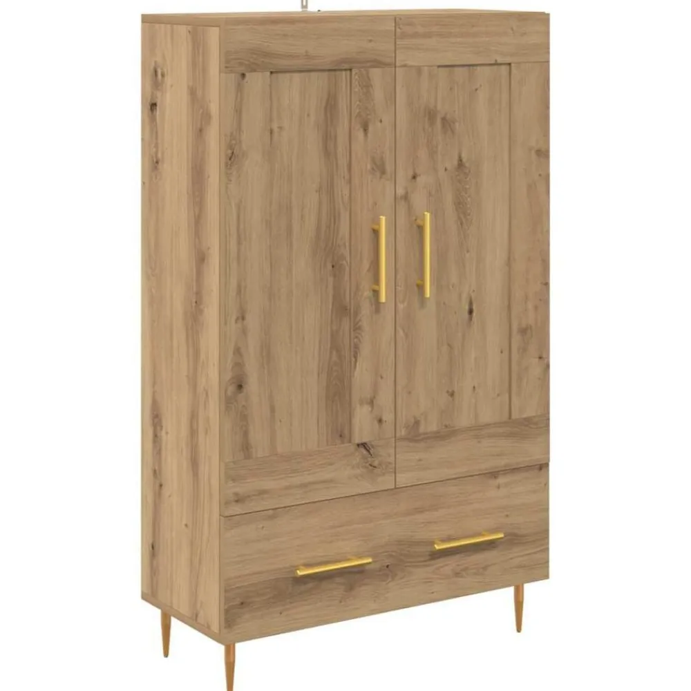 vidaXL Alacena Roble artesanal 69,5 x 31 x 115 cm Madera contrachapada Roble artisan Outlet