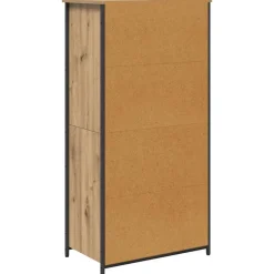 vidaXL Armarios Y Almacenamiento-Alacena Roble artesanal 62 x 36 x 121,5 cm Madera contrachapada