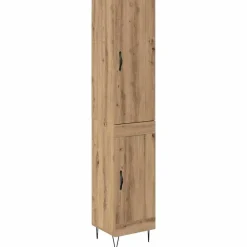 vidaXL Armarios Y Almacenamiento-Alacena Roble artesanal 34,5 x 34 x 90 cm Madera contrachapada