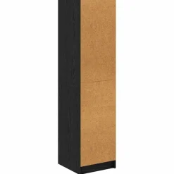 vidaXL Alacena 35 x 37 x 142 cm Madera contrachapada Roble negro Clearance