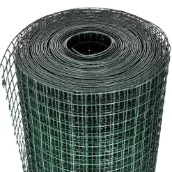vidaXL Alambrada de gallinero acero recubrimiento PVC gris 25x0,5 m Sale