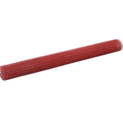 vidaXL Alambrada de gallinero acero revestimiento PVC rojo 10x1,5 m Online