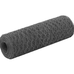 vidaXL Vallas De Jardín-Alambrada de gallinero acero revestimiento PVC 25x0,5 m