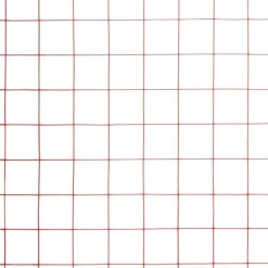 vidaXL Alambrada de gallinero acero revestimiento PVC 10x1 m Rojo Best