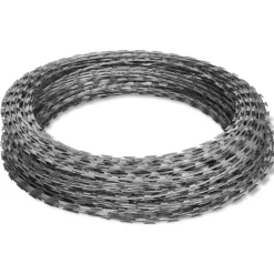 vidaXL Accesorios De Bricolaje-Alambre de espino concertina helicoidal acero galvanizado 100 m