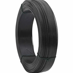 vidaXL Alambre para atar vallas acero gris 250 m 0,9/1,4 mm Antracita Clearance