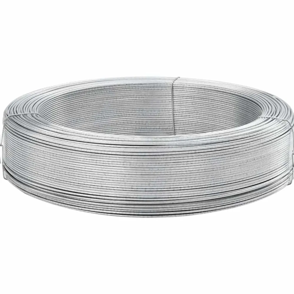 vidaXL Vallas De Jardín-Alambre para atar vallas acero 250 m 1,4 mm
