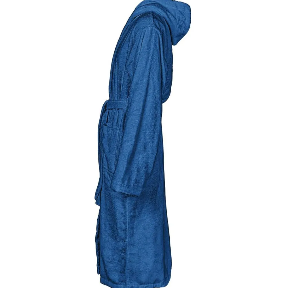 vidaXL Albornoz KINN Azul S Algodón Azul marino Best