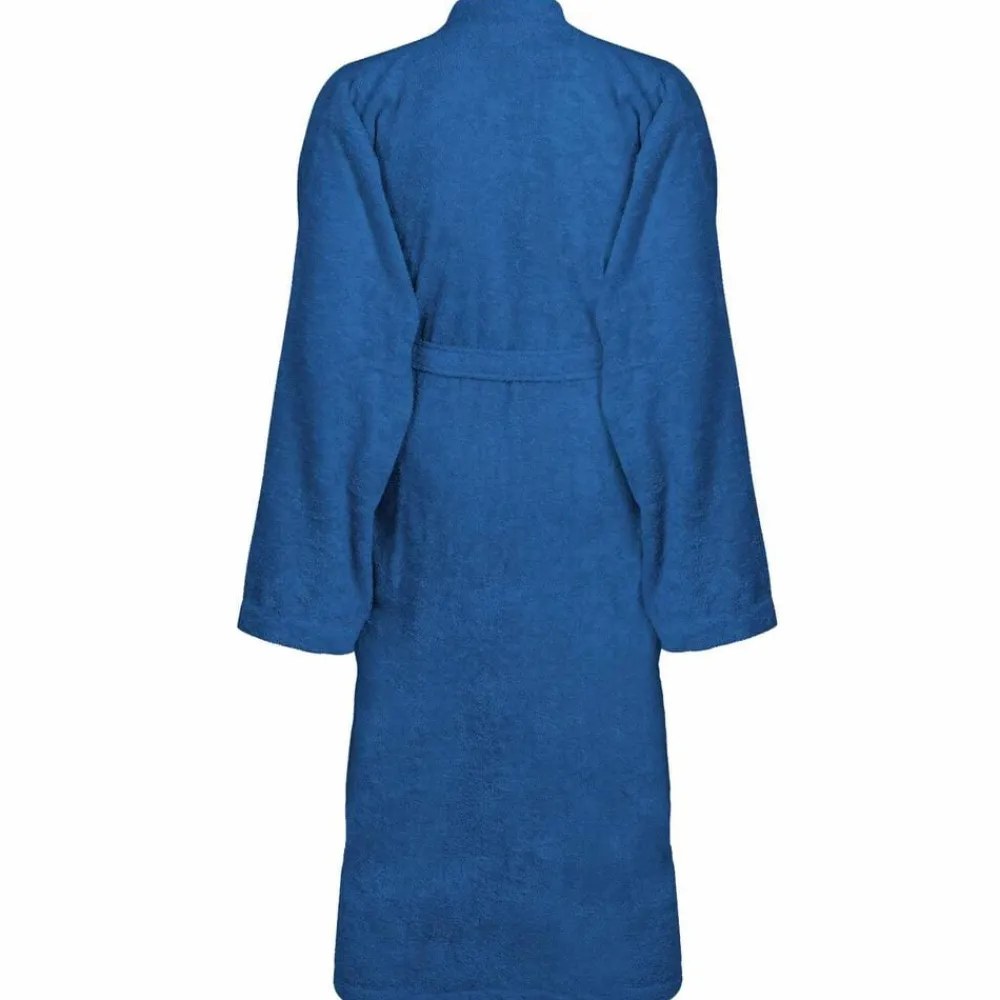 vidaXL Ropa Y Accesorios-Albornoz KINN Azul S Algodón