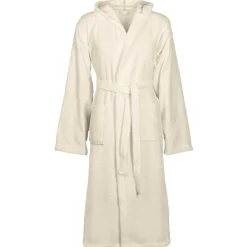 vidaXL Albornoz KINN S Algodón Crema New