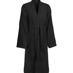 vidaXL Albornoz KINN S Algodón Negro Online