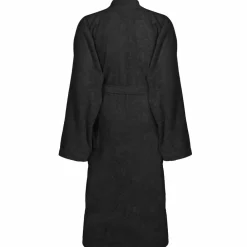 vidaXL Albornoz KINN S Algodón Negro Online