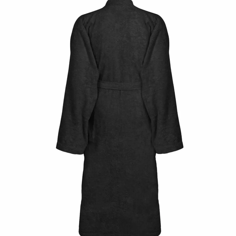 vidaXL Albornoz KINN S Algodón Negro Online