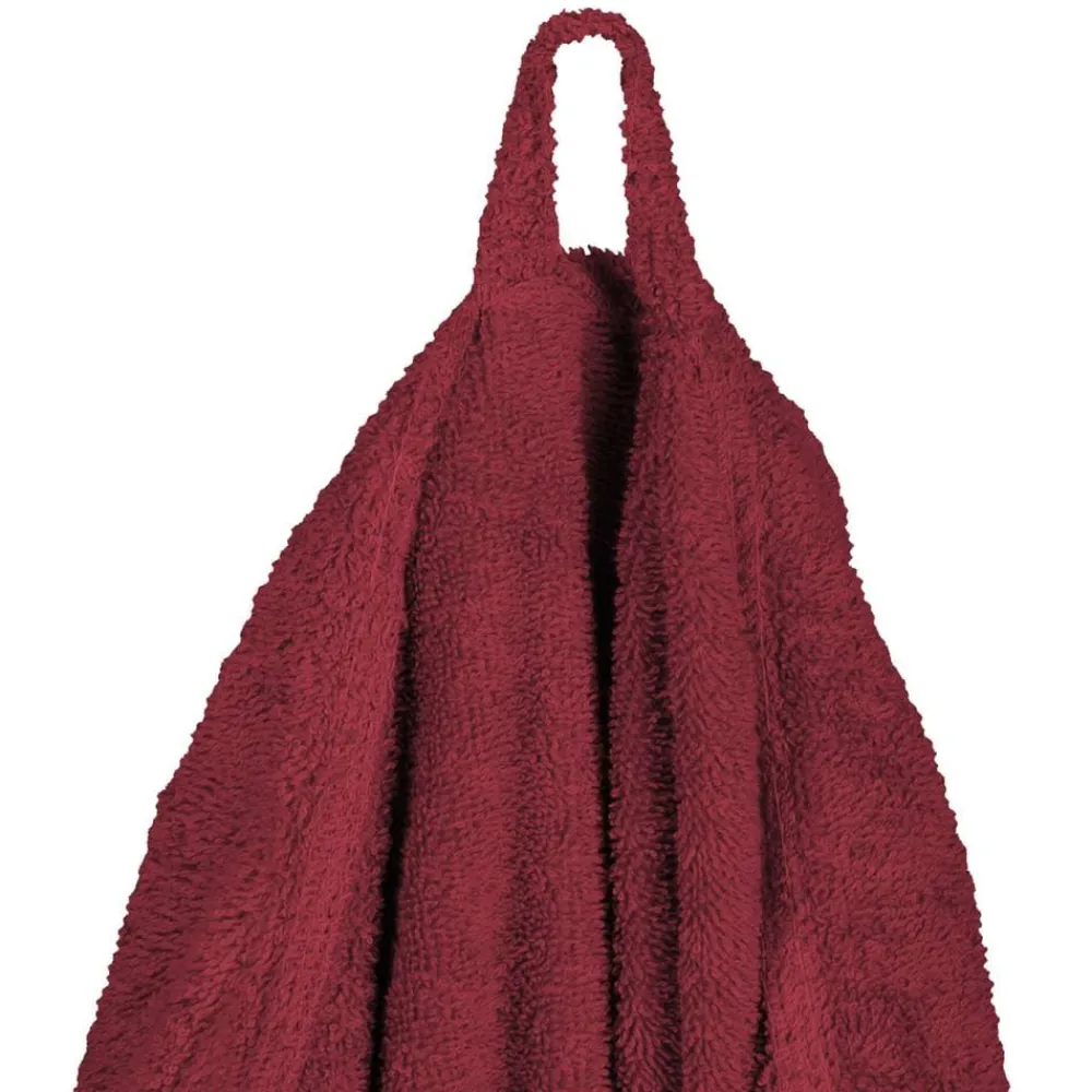 vidaXL Albornoz KINN Rojo S Algodón Burdeos New