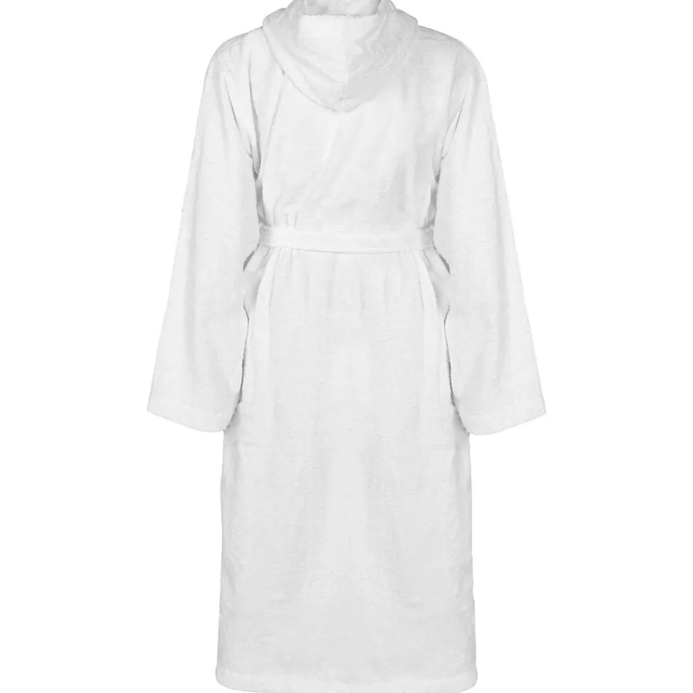 vidaXL Albornoz KINN S Algodón White Clearance