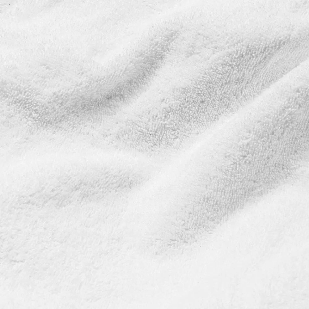 vidaXL Albornoz KINN S Algodón White Clearance