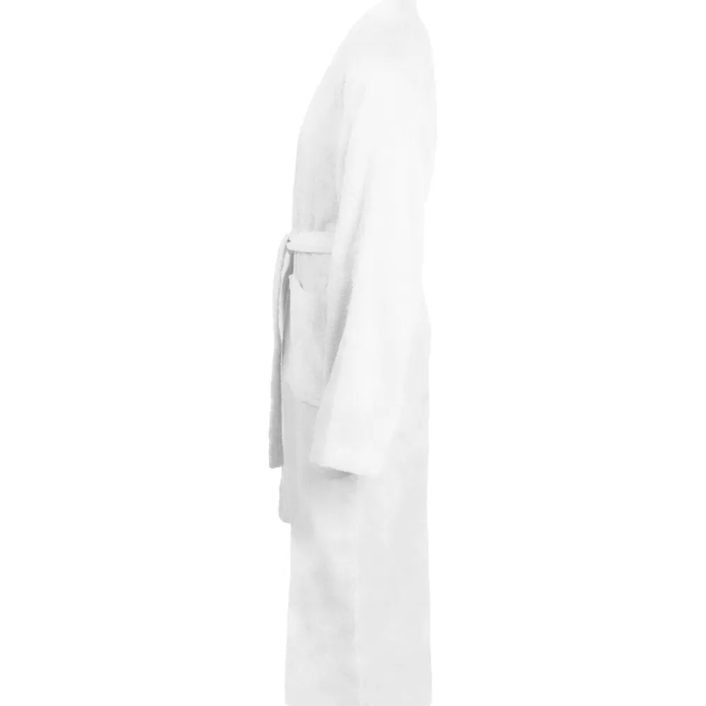 vidaXL Albornoz KINN S Algodón White Best