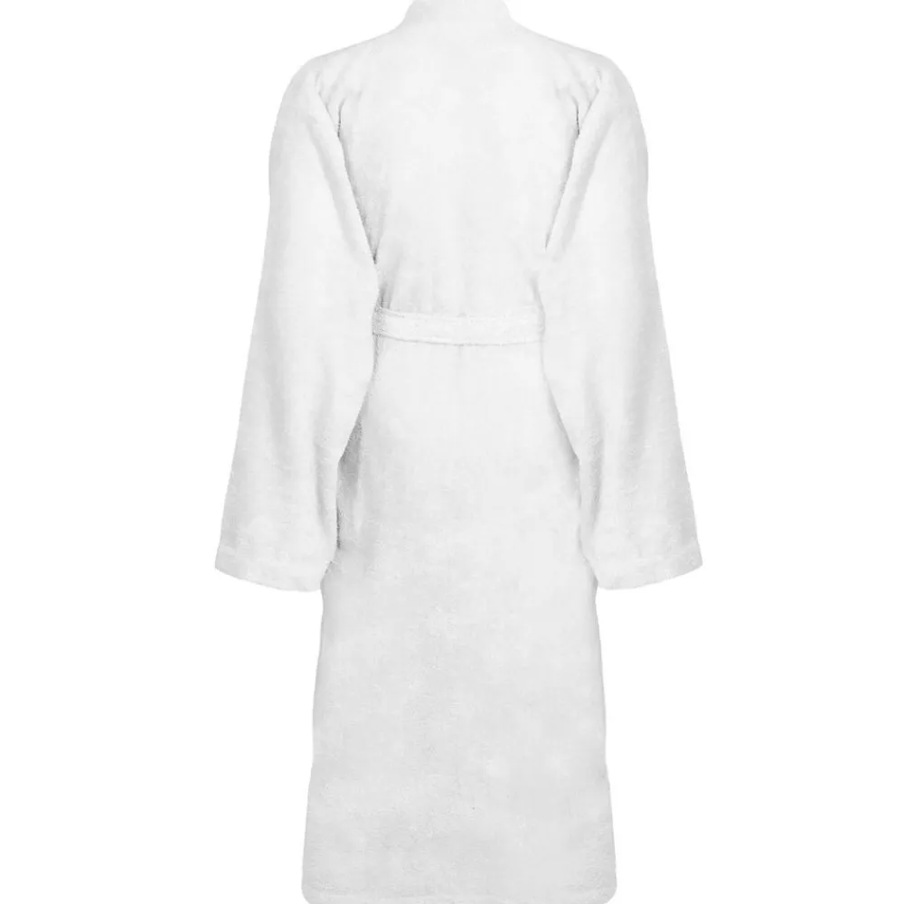 vidaXL Albornoz KINN S Algodón White Best