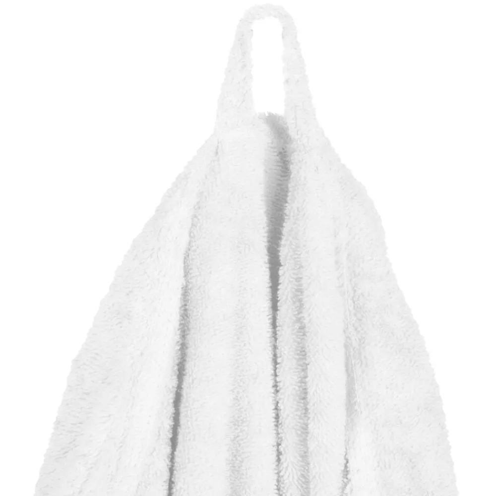 vidaXL Albornoz KINN S Algodón White Best