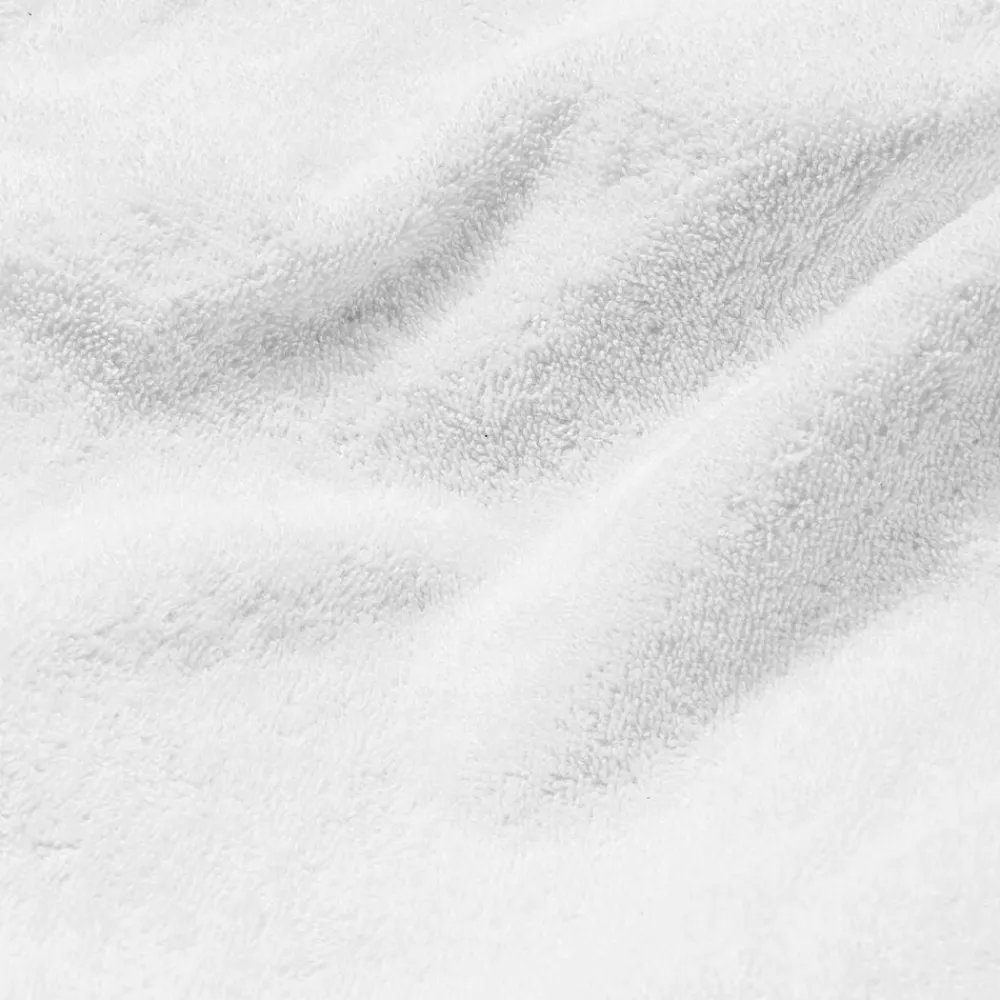 vidaXL Albornoz KINN S Algodón White Best