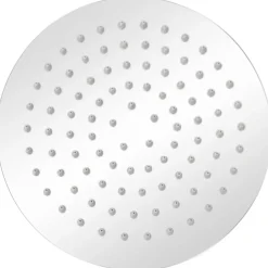 vidaXL Fontanería-Alcachofa de ducha redonda efecto lluvia acero inoxidable 20 cm