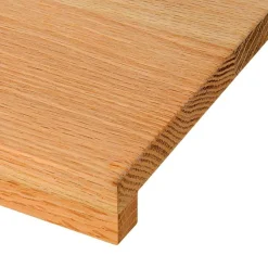 vidaXL Alféizares de ventana 2 uds madera maciza roble marrón claro Marrón claro Best