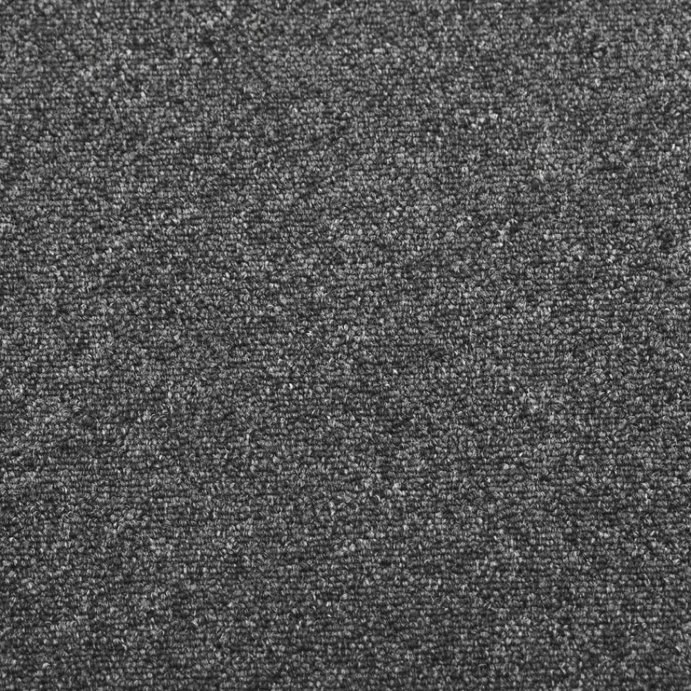vidaXL Alfombra 20 pcs 50 x 50 cm 100% Polipropileno Antracita Outlet
