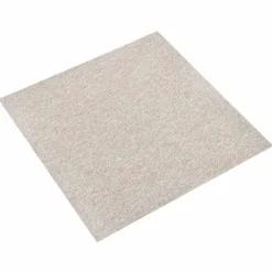 vidaXL Alfombra 20 pcs 50 x 50 cm 100% Polipropileno Beige claro Best
