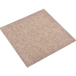 vidaXL Alfombra 20 pcs 50 x 50 cm 100% Polipropileno Beige Best