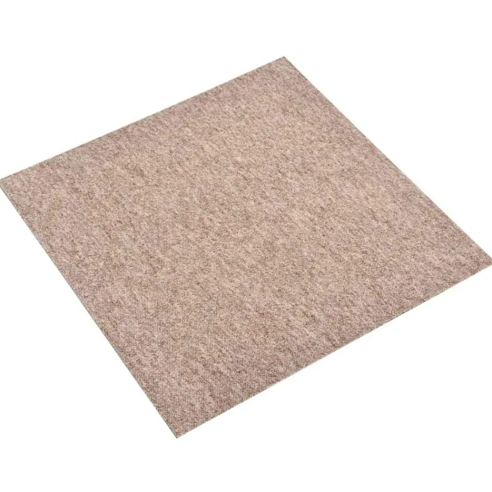 vidaXL Alfombra 20 pcs 50 x 50 cm 100% Polipropileno Beige Best