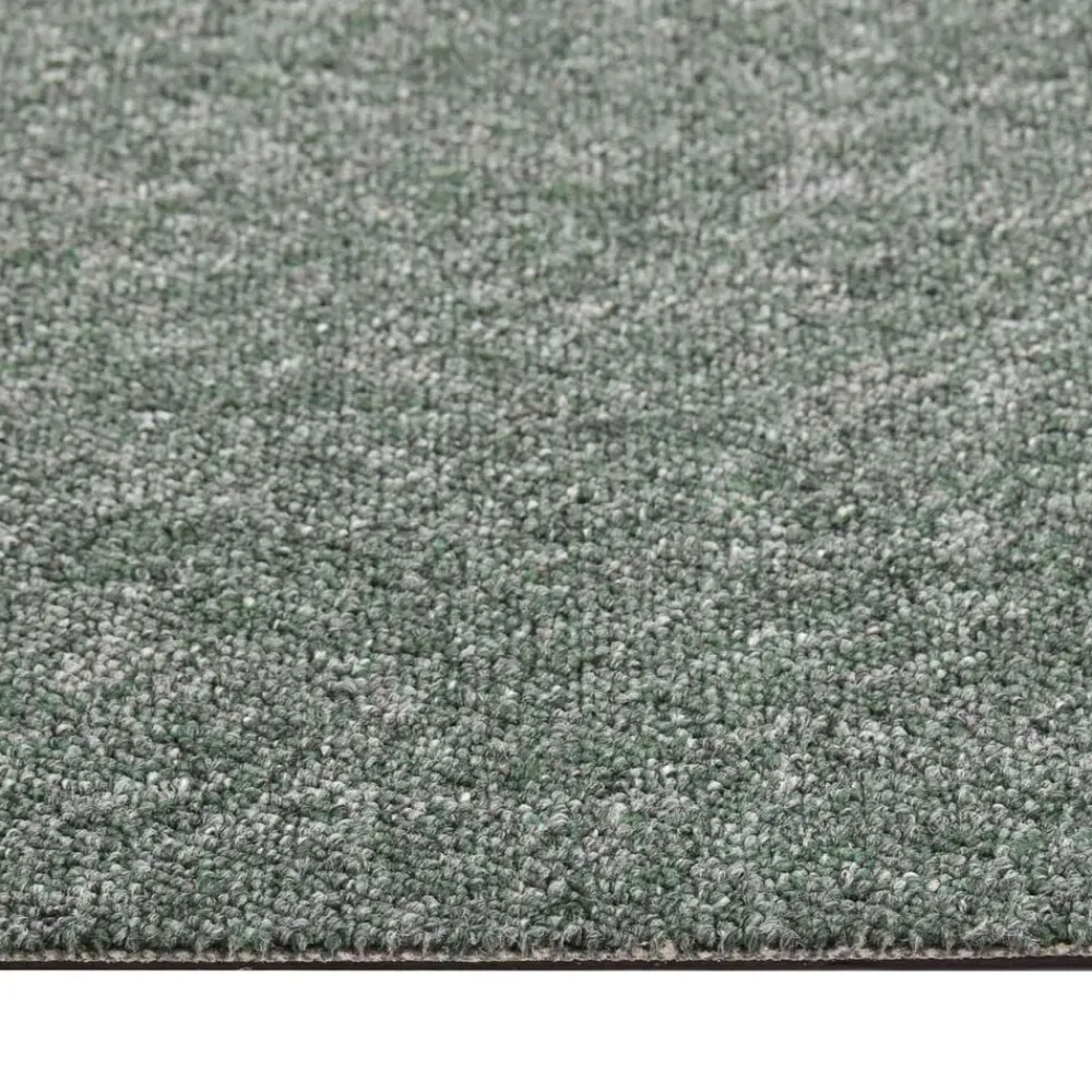 vidaXL Alfombra 20 pcs 50 x 50 cm 100% Polipropileno Verde Hot
