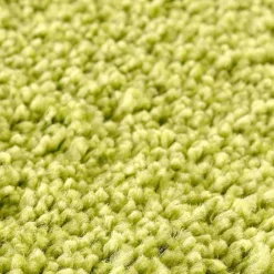 vidaXL Alfombra antideslizante para baño con corte para inodoro Verde