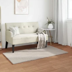 vidaXL Decoración-Alfombra antideslizante de sintética de conejo OLITE