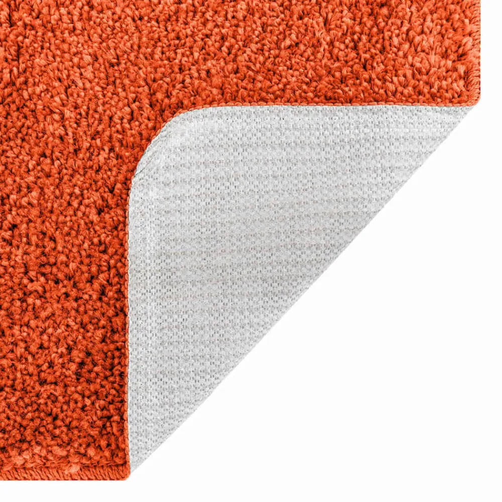vidaXL Accesorios Para El Baño-Alfombra antideslizante para baño con corte para inodoro