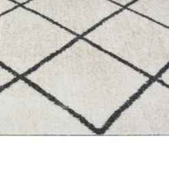 vidaXL Decoración-Alfombra de cocina lavable terciopelo s 45x150 cm