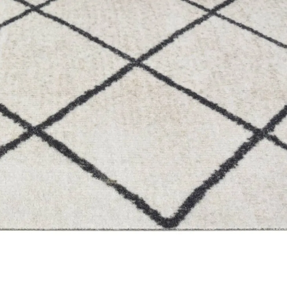 vidaXL Decoración-Alfombra de cocina lavable terciopelo s 45x150 cm