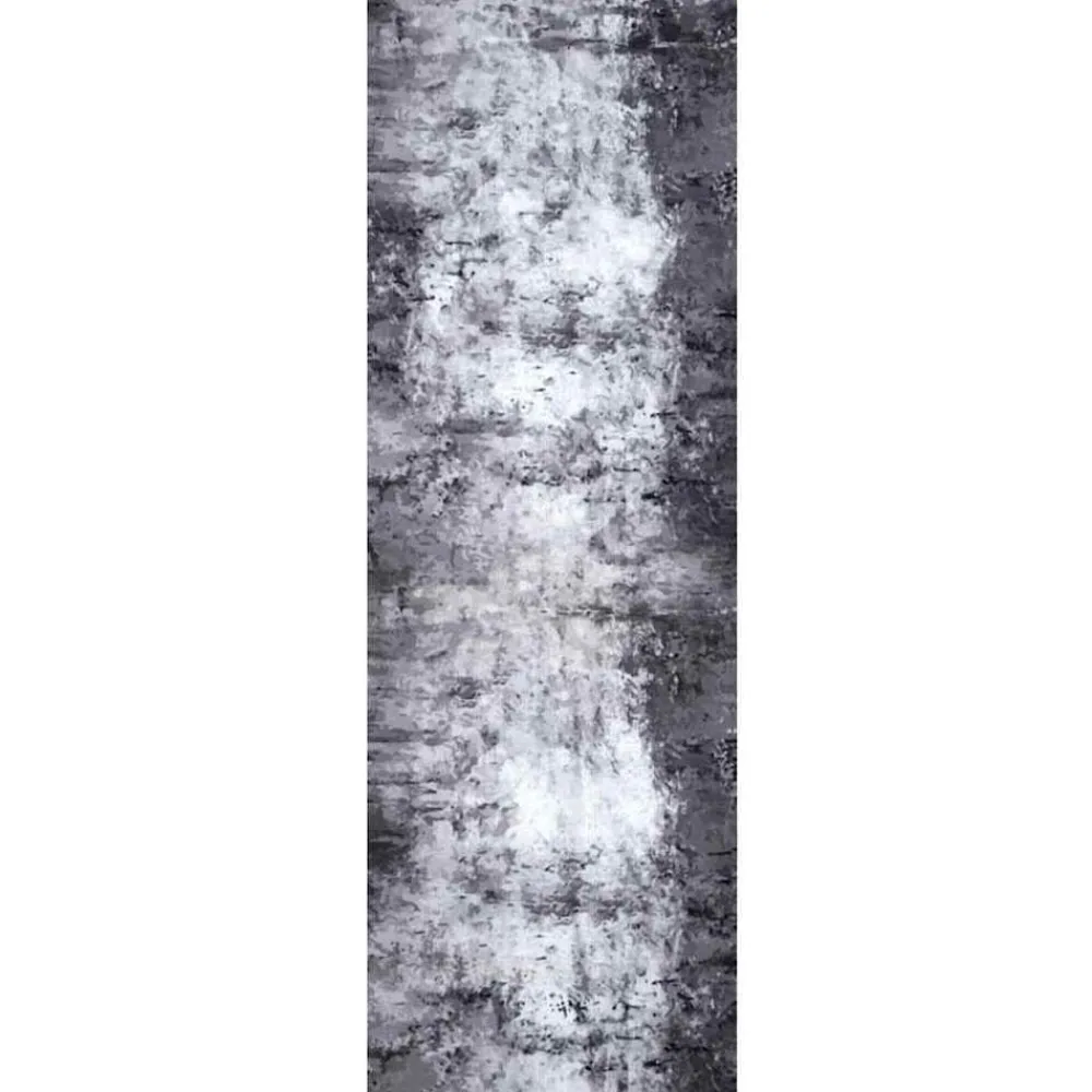 vidaXL Decoración-Alfombra de cocina Gris 180 x 60 cm Terciopelo