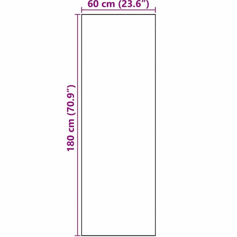 vidaXL Decoración-Alfombra de cocina Gris 180 x 60 cm Terciopelo