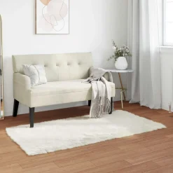 vidaXL Decoración-Alfombra de de oveja sintética Tafalla 60 x 110 cm Poliéster