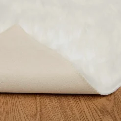 vidaXL Decoración-Alfombra de de oveja sintética Tafalla 60 x 110 cm Poliéster