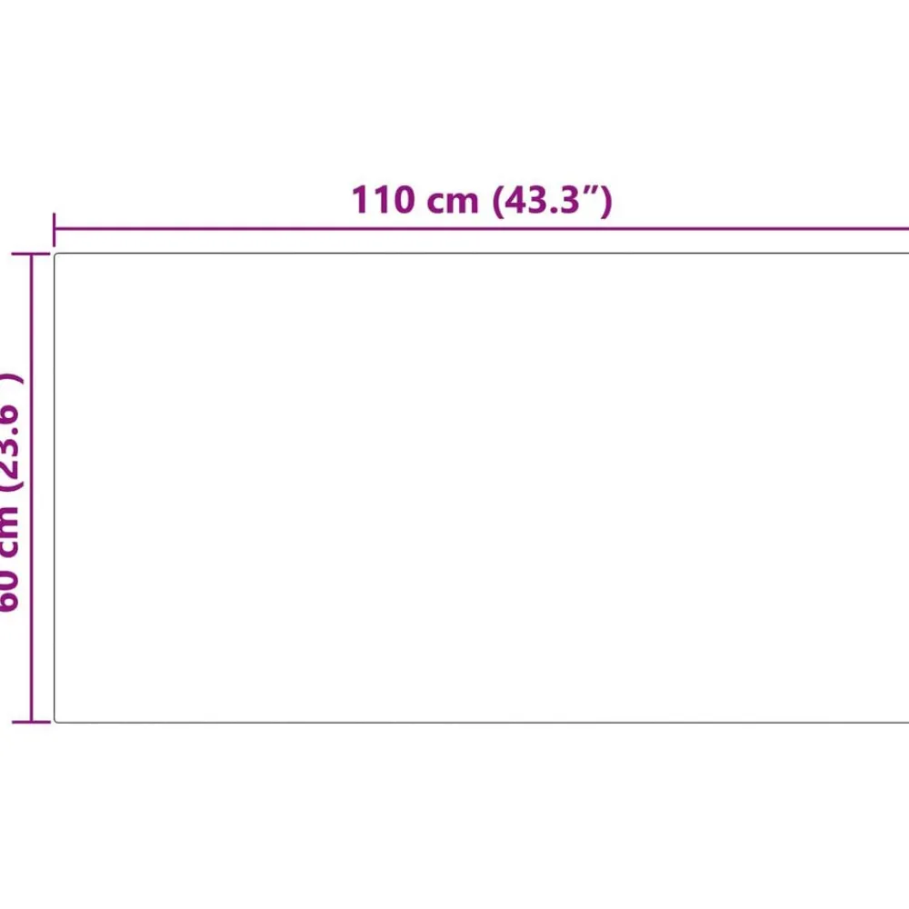 vidaXL Decoración-Alfombra de de oveja sintética Tafalla 60 x 110 cm Poliéster