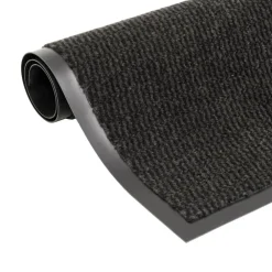 vidaXL Alfombra de entrada rectangular de nudo 40x60 cm negra Negro Online