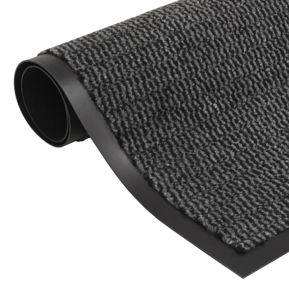 vidaXL Alfombra de entrada rectangular de nudo 40x60 cm Antracita Sale