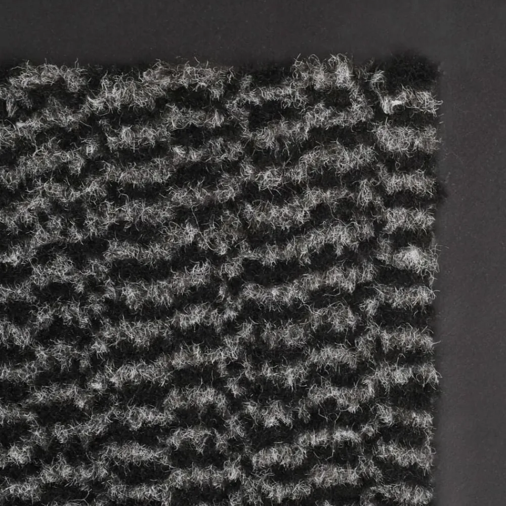 vidaXL Alfombra de entrada rectangular de nudo 40x60 cm Antracita Sale