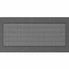 vidaXL Alfombra de exterior Chevron ARAKIL Negro y Gris 600 x 300 cm New