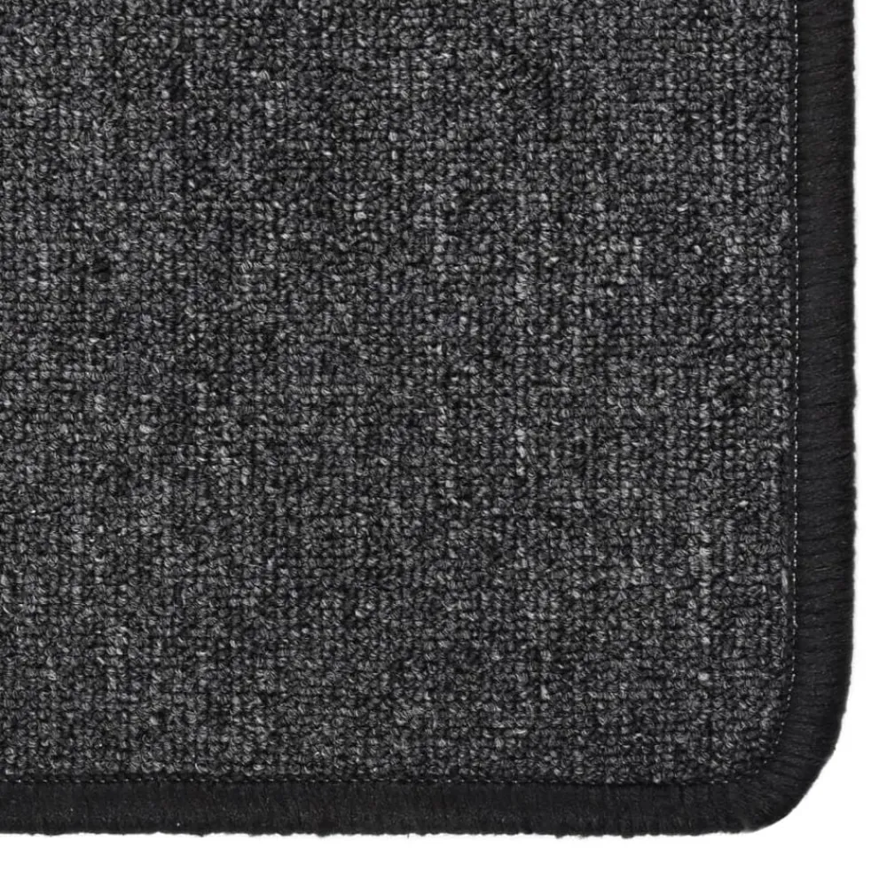 vidaXL Decoración-Alfombra de pasillo gris 50x100 cm