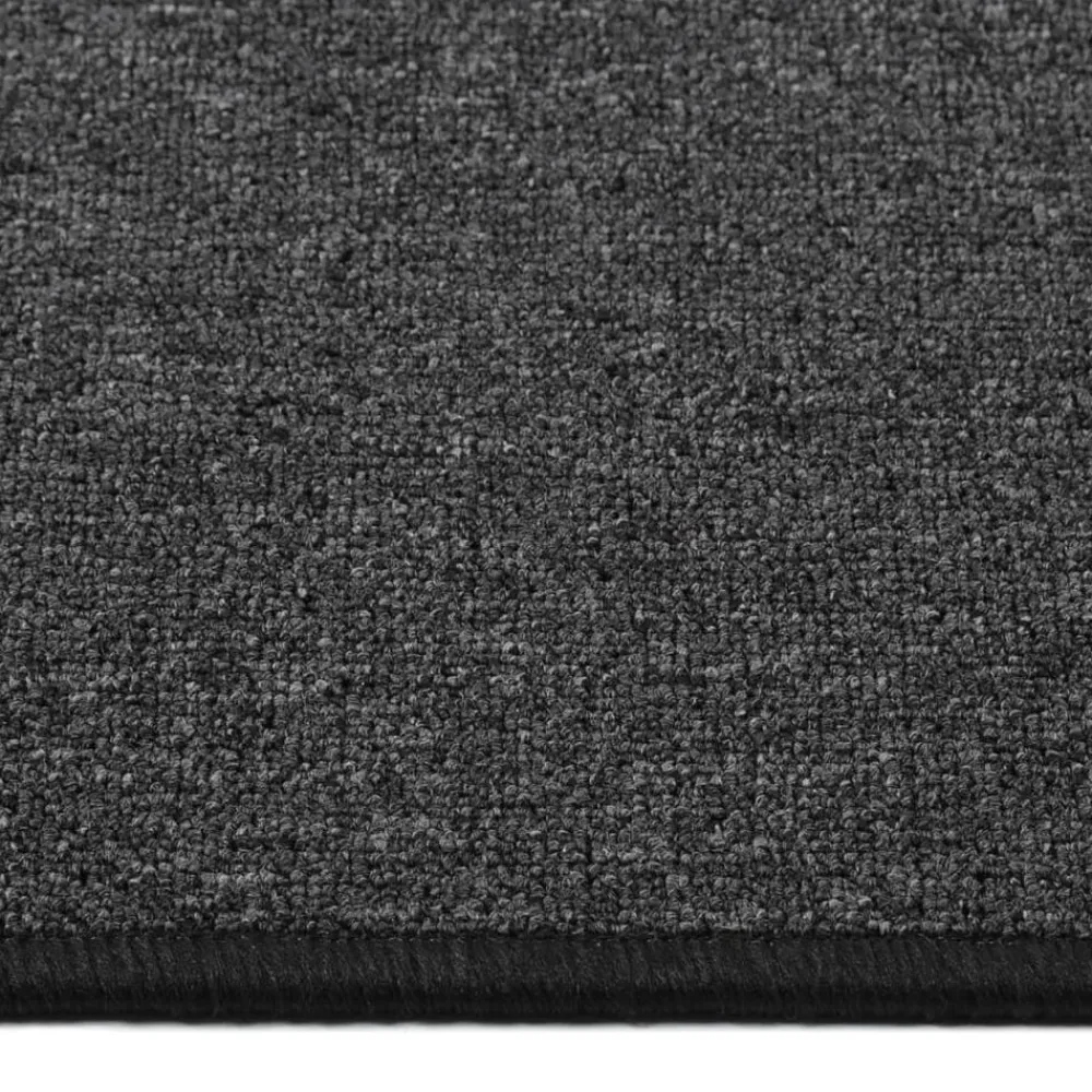 vidaXL Decoración-Alfombra de pasillo gris 50x100 cm