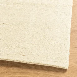 vidaXL Decoración-Alfombra de pelo corto suave lavable HUARTE 60x110 cm